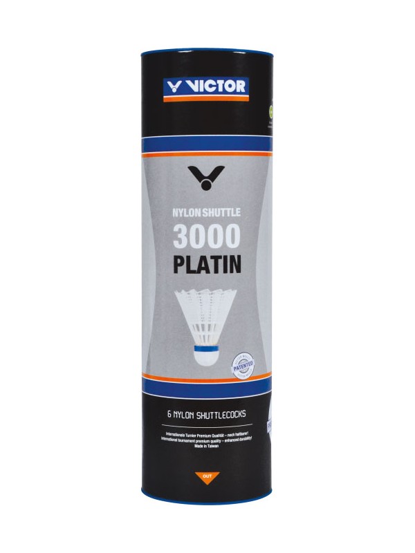 Komplet: 5 x Badminton žogice Victor 3000 platin - 30 žogic