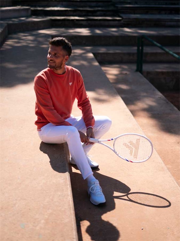 Tecnifibre bombažne Team Tech Terry hlače white