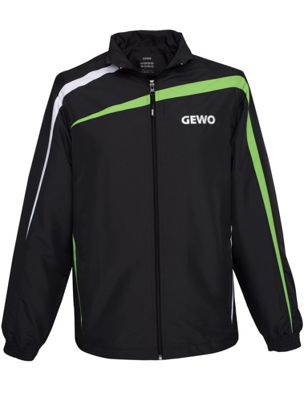 Gewo moška trenerka Pit črna-limeta