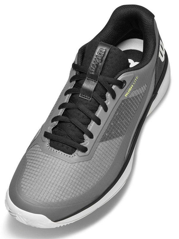 Tenis copati Wilson Rush Lite 5 Clay Titanium / Black / Safety Yellow