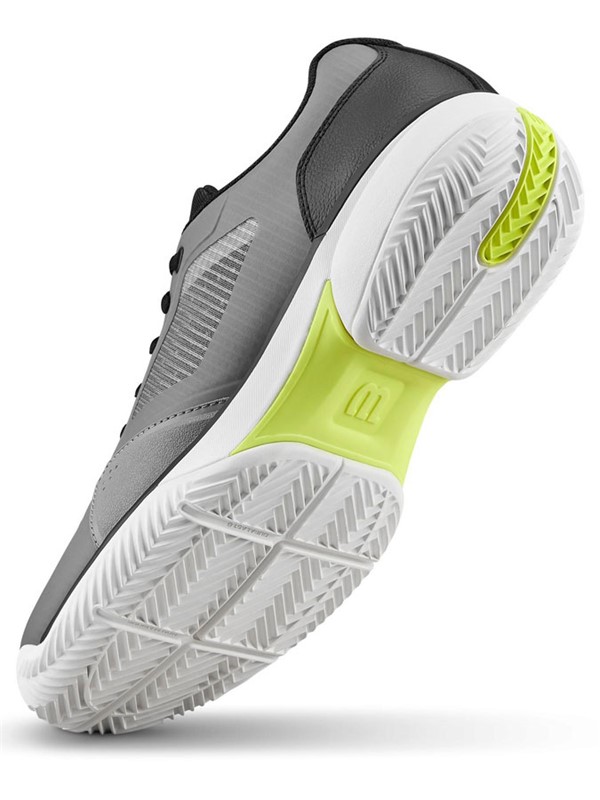 Tenis copati Wilson Rush Lite 5 Clay Titanium / Black / Safety Yellow