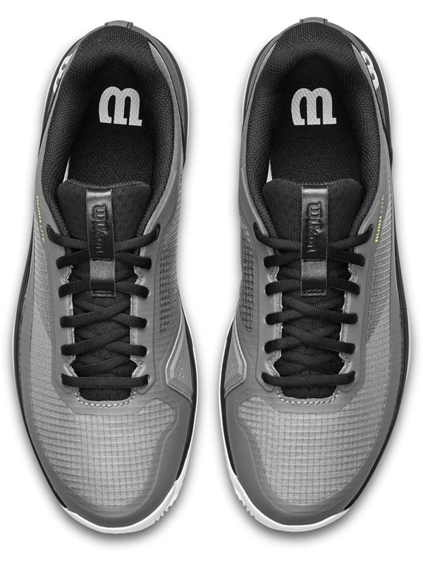 Tenis copati Wilson Rush Lite 5 Clay Titanium / Black / Safety Yellow