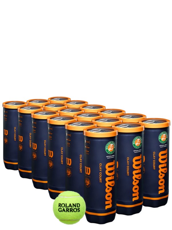 Tenis žogice Wilson Roland Garros Clay 3 ball - karton 72 žog