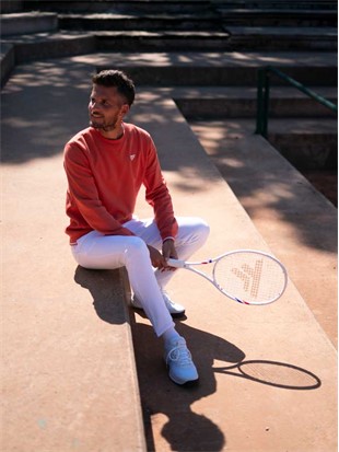 Tecnifibre bombažne Team Tech Terry hlače white