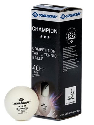 Žogice za namizni tenis Schildkrot 3-Star Champion Ball ITTF