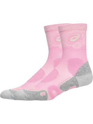 Asics nogavice Seasonal court + tenis crew sock Bubblegum