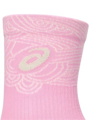 Asics nogavice Seasonal court + tenis crew sock Bubblegum
