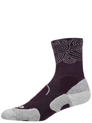 Asics nogavice Seasonal court + tenis crew sock Dark Aubergine