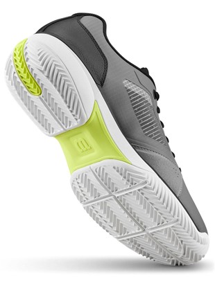 Tenis copati Wilson Rush Lite 5 Clay Titanium / Black / Safety Yellow